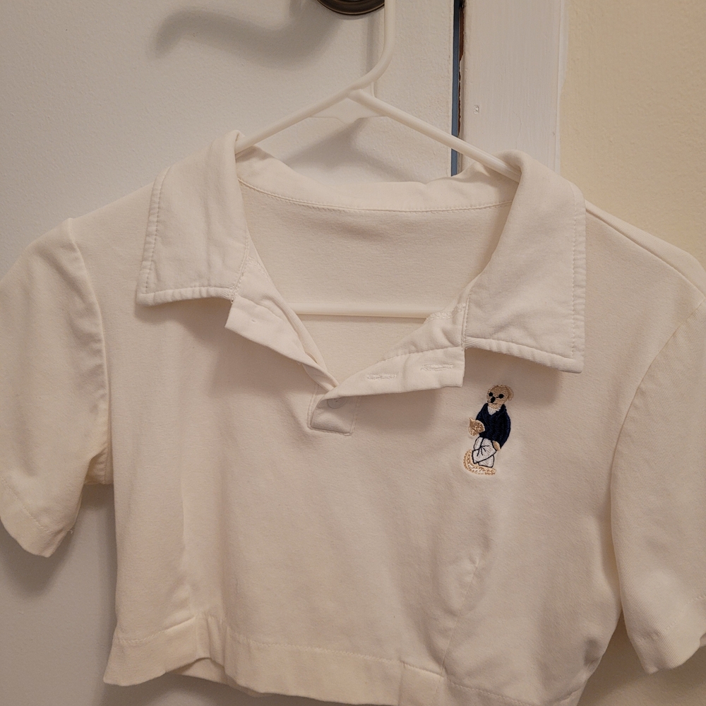 Kids White Polo Shirt